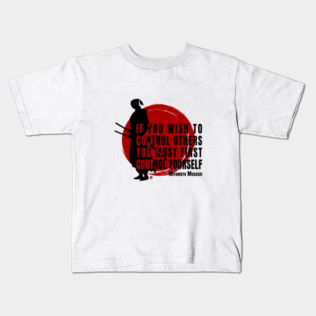 Control Yourself Kids T-Shirt by BaliBudo